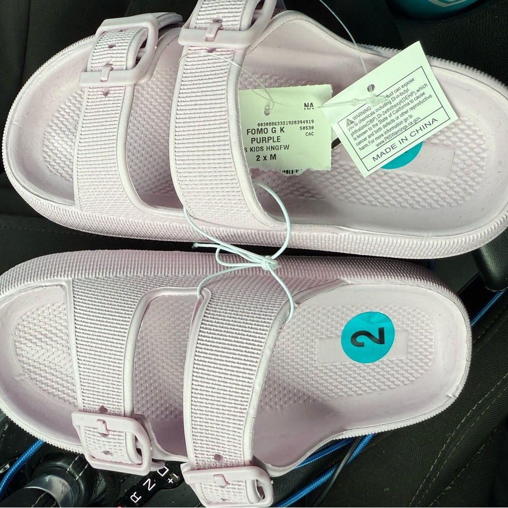 Purple Kids Sandals
